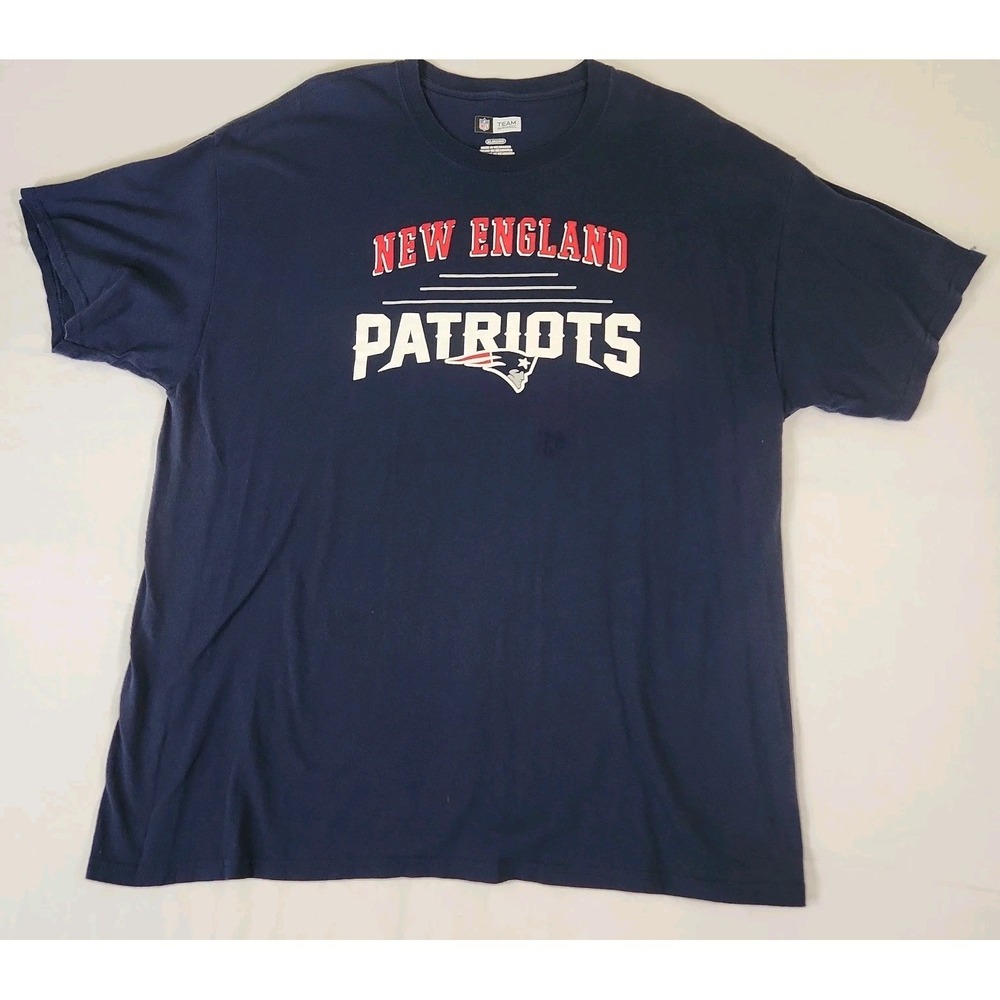 New England Patriots NFL Team Apparel T-Shirt Mens XL Blue Vintage Feel COTTON